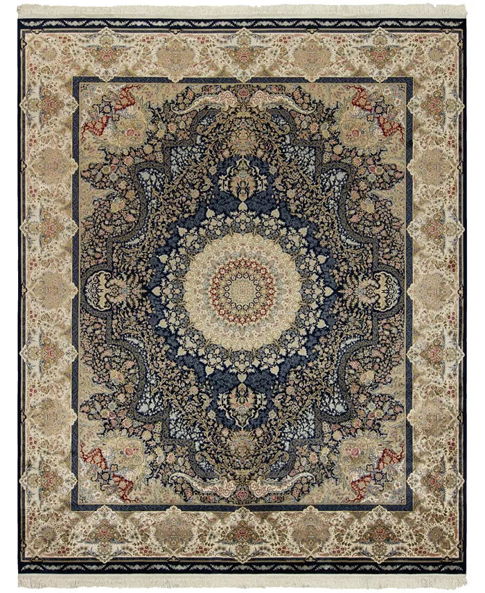 Majestic Elegance Tabriz Navy