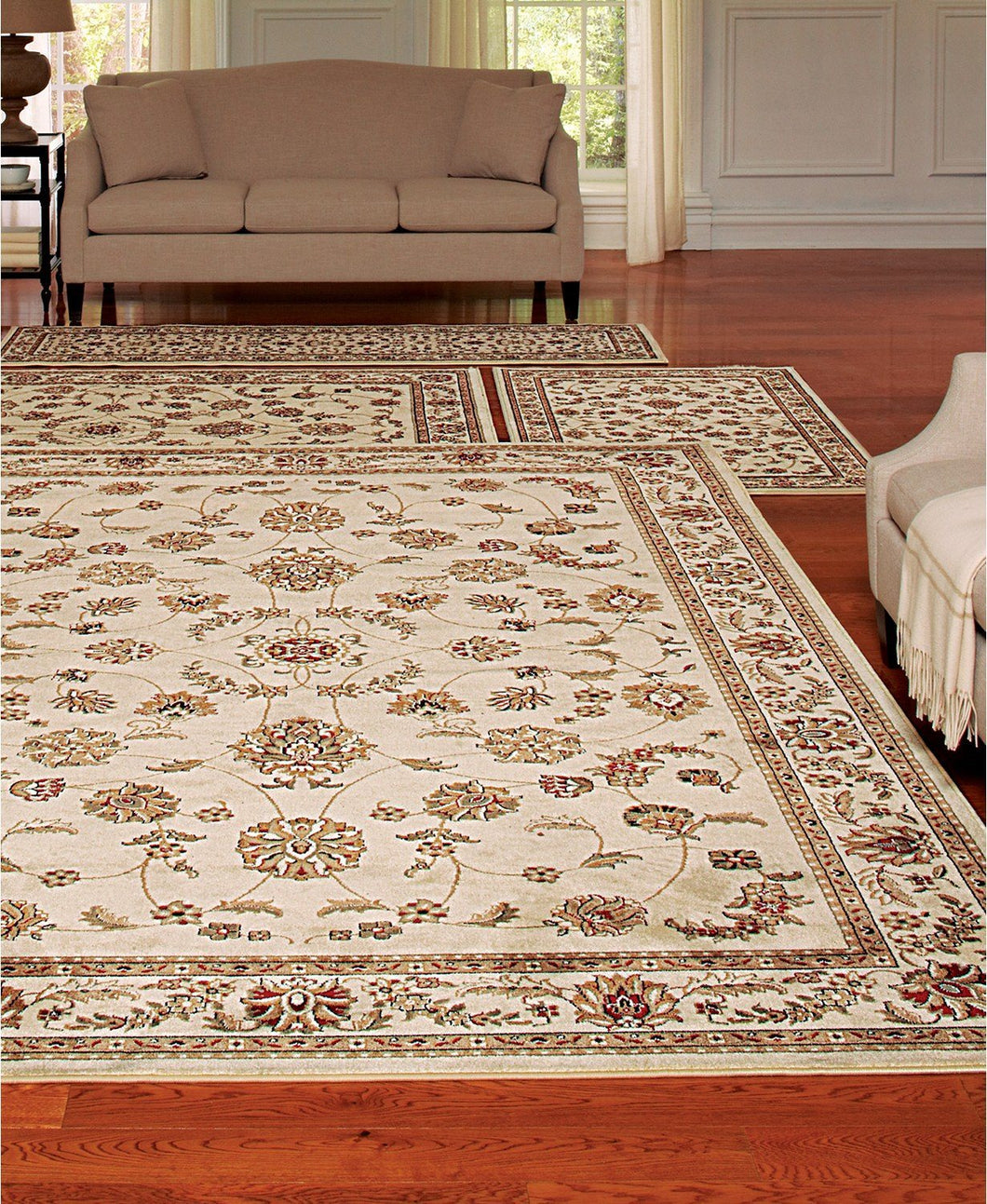 Area Rugs - Florence Isfahan Ivory
