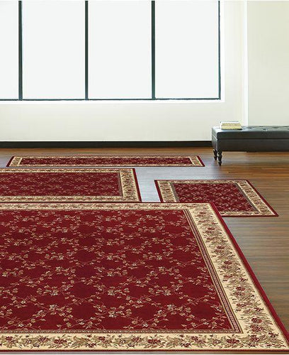 Area Rugs - Florence Trellis Red