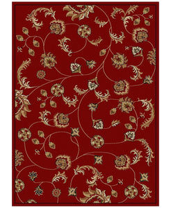 Area Rugs - Pesaro Flores Red