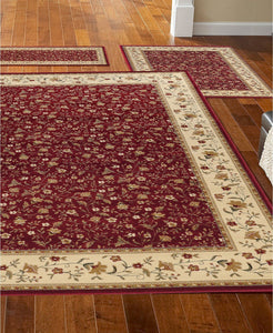 Area Rugs - Roma Closeout Floral Red
