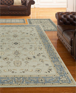 Area Rugs - Roma Isfahan Soft Mint